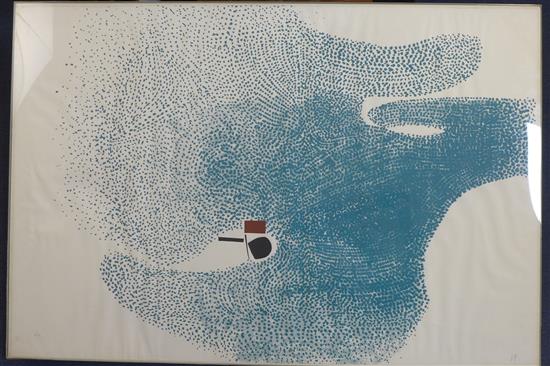Victor Pasmore (1908-1998) Point of Contact No.1 27 x 40in.